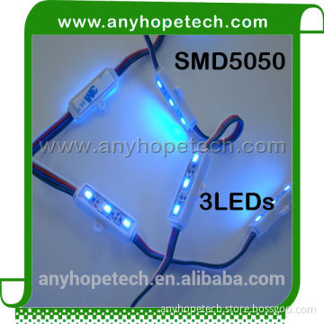 New style energy conservation 3LEDs RGB led pcb module
